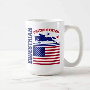 United States Equestrian Coffee Mug
