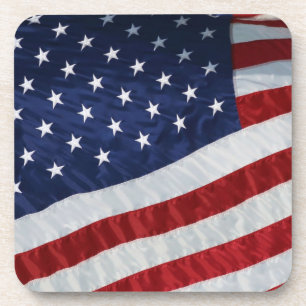 United States Flag Cork Coaster Set