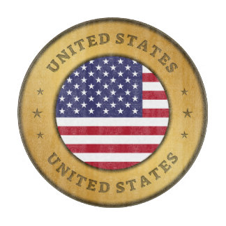 United States Flag Cutting Board