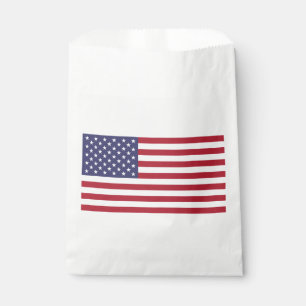 United States Flag Favour Bags