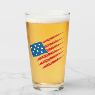 United States flag Glass