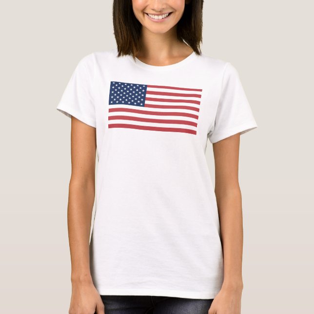 United States Flag Independence Day T-Shirt (Front)