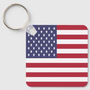 United States Flag Key Ring