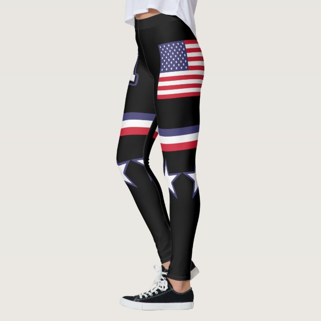 United States Flag Leggings (Left)