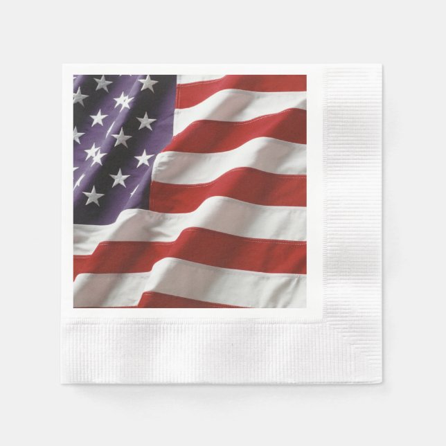 United States Flag Napkin (Front)