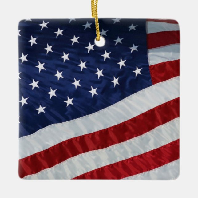 United States Flag Ornament (Front)