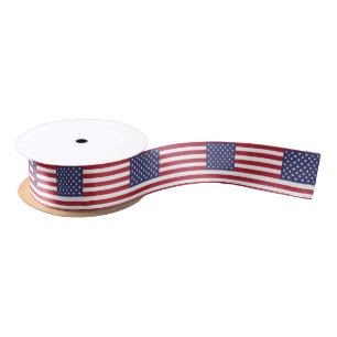 United States Flag Satin Ribbon