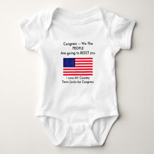 United States Flag The MUSEUM Zazzle, I Love MY... Baby Bodysuit