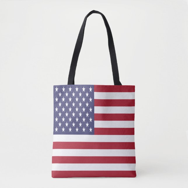 United States Flag Tote Bag (Front)