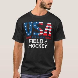 United States Flag USA Field Hockey Team Sport T-Shirt