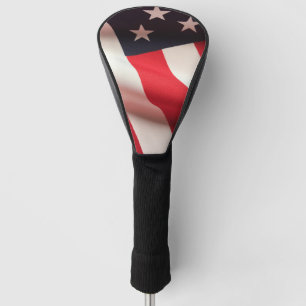 United States flag vertical Golf Head Cover