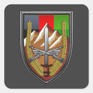 United States Forces Afghanistan Square Sticker