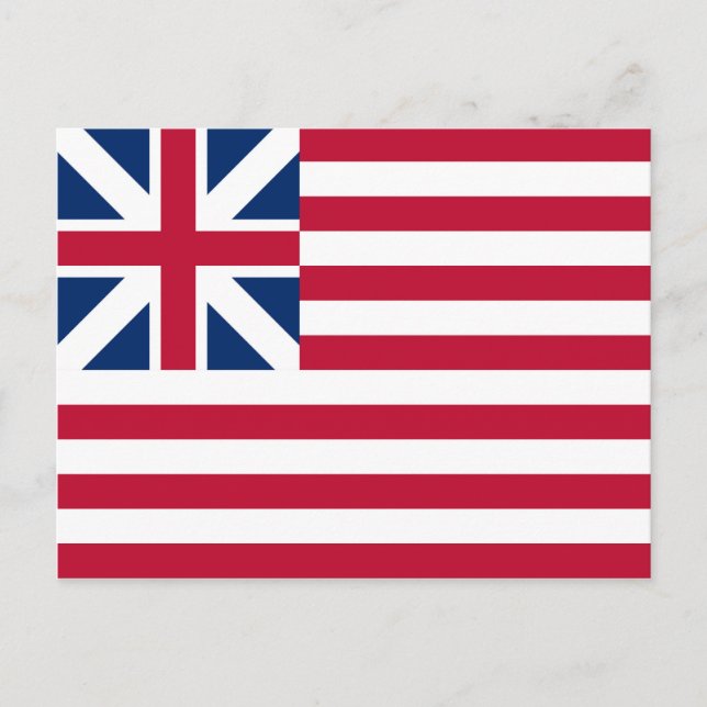 United States Grand Union Flag Postcard (Front)
