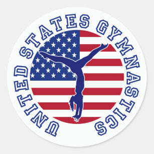 United States Gymnastics Classic Round Sticker