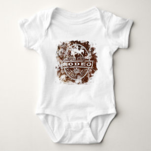 United states horse rodeo wild west traditon baby bodysuit