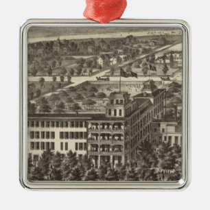 United States Hotel, Atlantic City, NJ Metal Tree Decoration