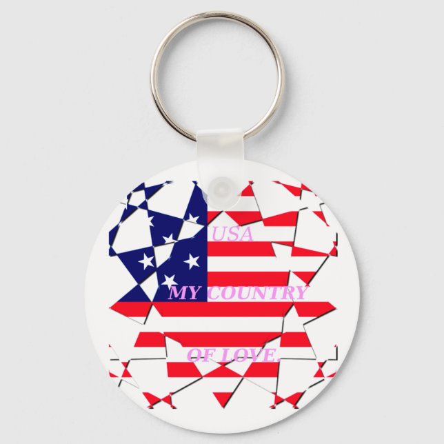 United States Key Ring (Front)