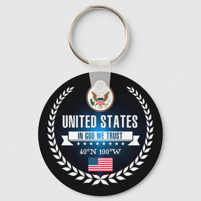 United States Key Ring (Front)