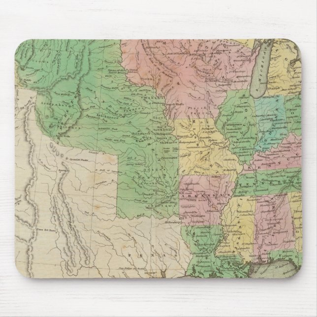 United States Map 2 Mouse Pad (Front)