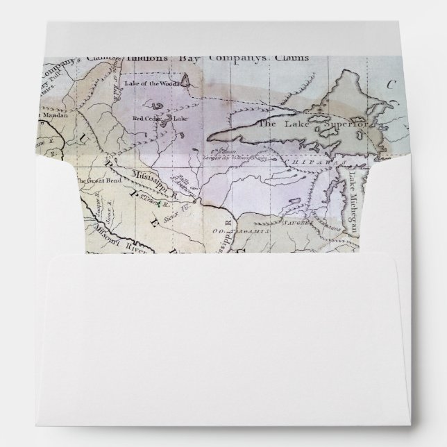 UNITED STATES MAP, c1812 Envelopes (Back (Bottom))