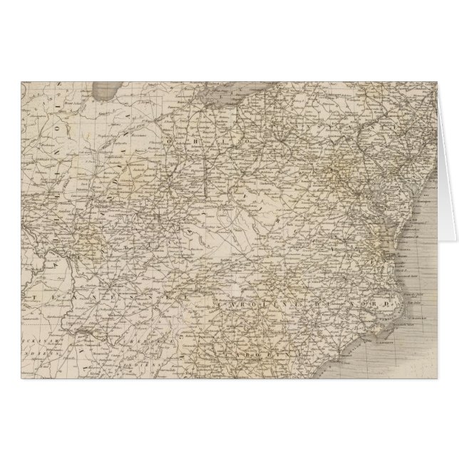 United States Map showing settlements (Front Horizontal)