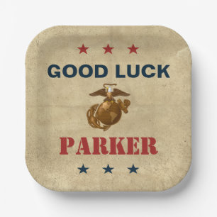 United States Marines   Marine Corps Seal 1 Paper Plate