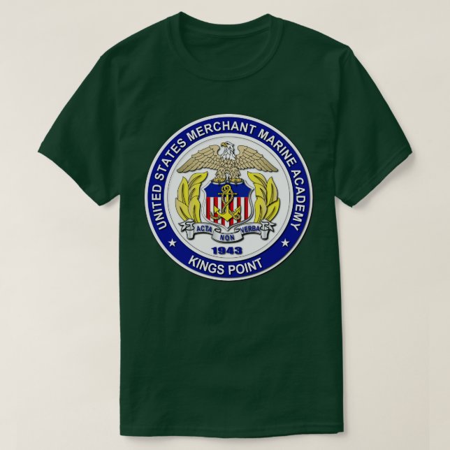 United States Merchant Marine Academy Kings Point T-Shirt (Design Front)