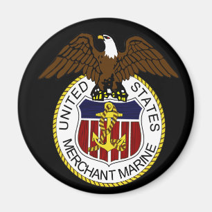 United States Merchant Marine Seal Sailors Magnet