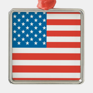 United States Metal Tree Decoration