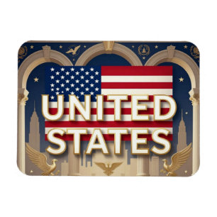 UNITED STATES Monumental Heritage Magnet
