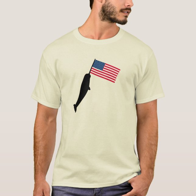 United States Narwhal T-Shirt (Front)