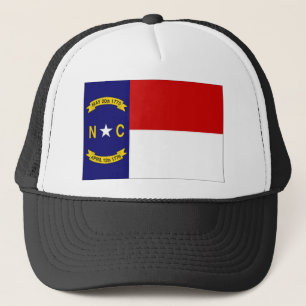 United States North Carolina Flag Trucker Hat