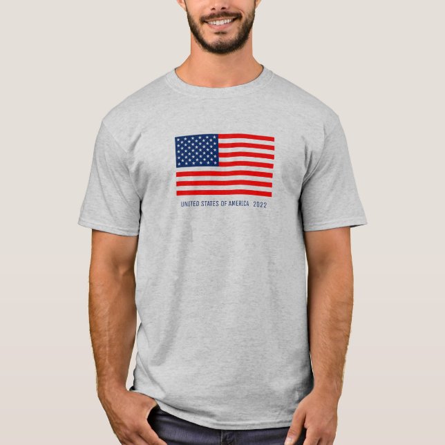 United States of America 2022 flag T-Shirt (Front)
