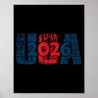 United States of America - 250 Years - 2026 - USA Poster