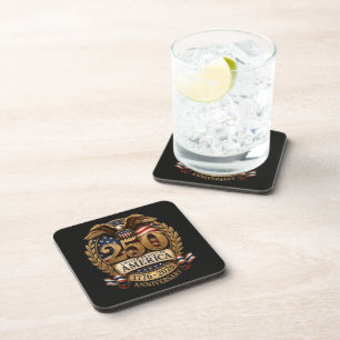 United States of America 250th Anniversary Coaster
