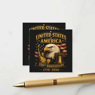 United States of America 250th Anniversary Eagle Enclosure Card