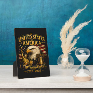 United States of America 250th Anniversary Eagle Plaque