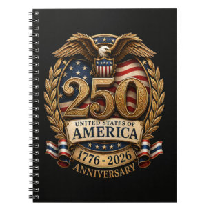 United States of America 250th Anniversary Notebook