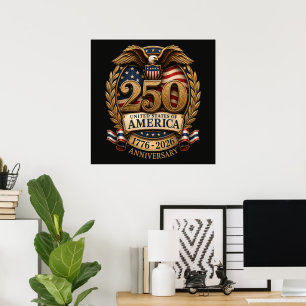 United States of America 250th Anniversary Poster