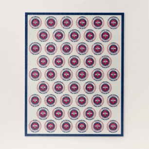 United States of America 50 States Patriotic Jigsaw Puzzle