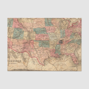 United States of America 8 Tissue Paper