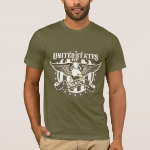 United States of America Bald Eagle Patriotic  T-Shirt