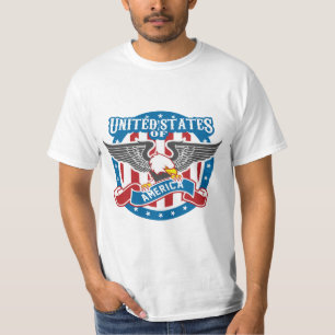 United States of America Bald Eagle Patriotic T-Shirt