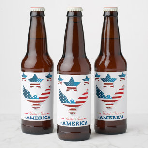 United States of America Beer Label