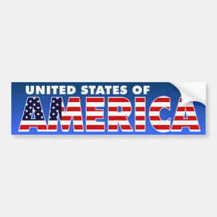 United States of America Bumper Sticker