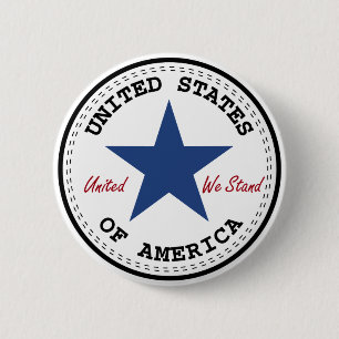 United States of America button
