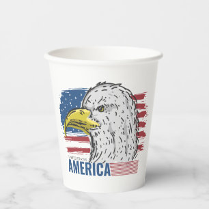 United States Of America Eagle    Paper Cups