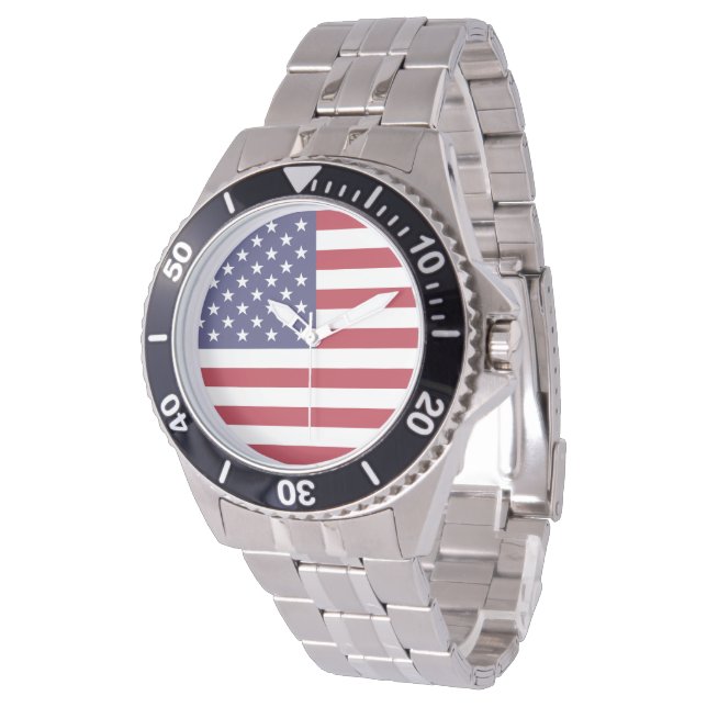 United States of America Flag 2 Watch (Angled)