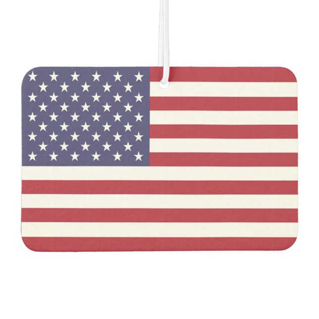 United States of America Flag Car Air Freshener (Front)