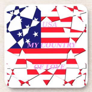 United States of America Flag Coaster